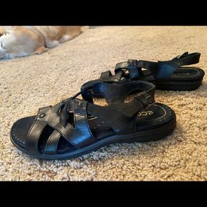Ecco size 8 walking sandals